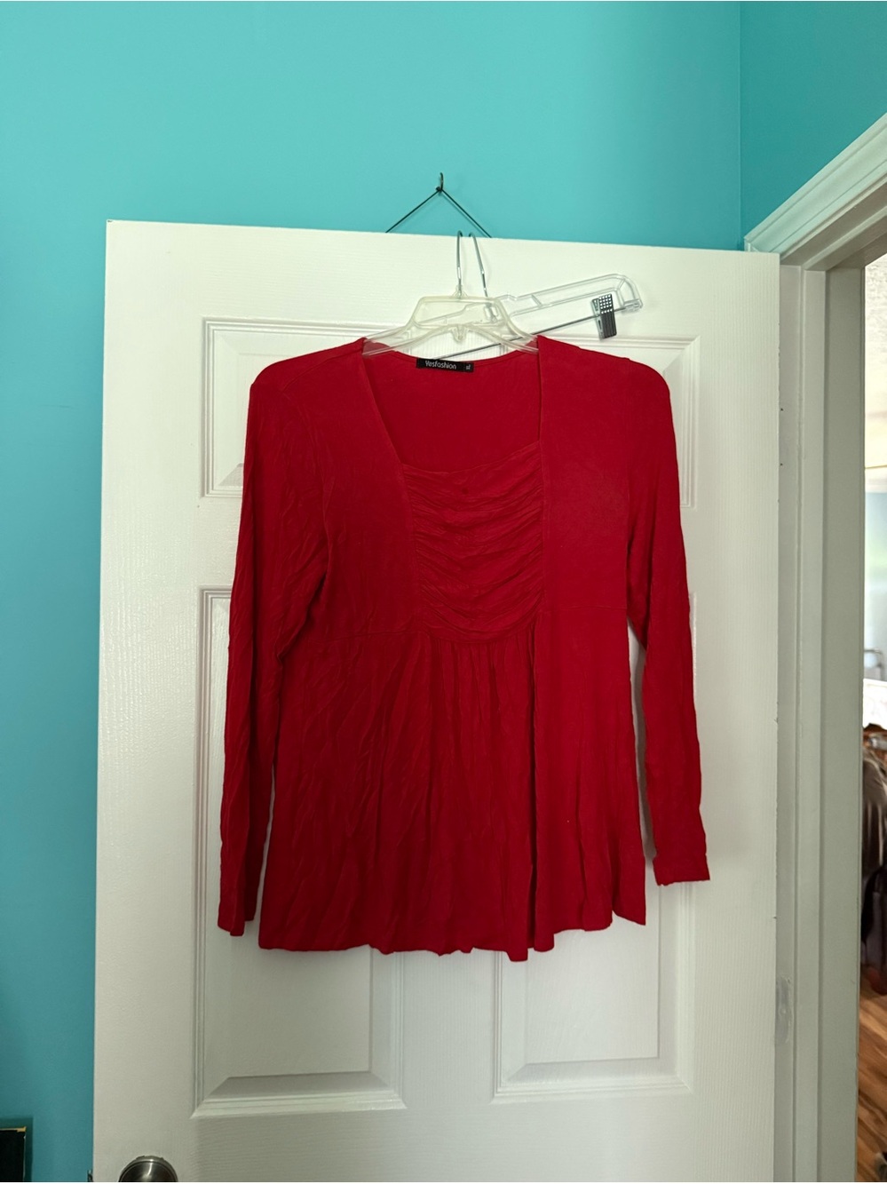 Women's "Yesfashion" Red Shirt size XL